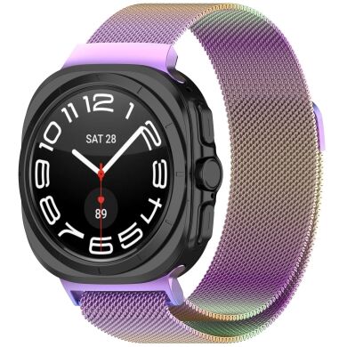 Ремешок Deexe Milanese Loop для Samsung Galaxy Watch Ultra (2025) - Multicolor