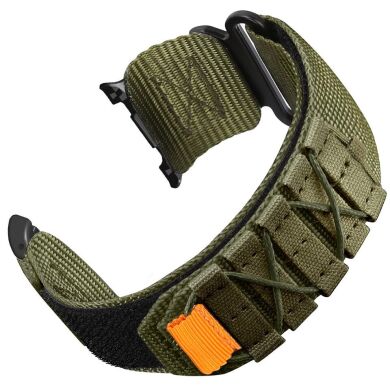 Ремешок Deexe Military для Samsung Galaxy Watch 8 (40/44mm) / 8 Classic - Army Green