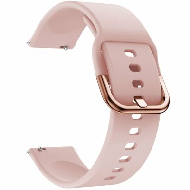Ремінець Deexe Soft Silicone для годинників з шириною кріплення 20мм - Pink