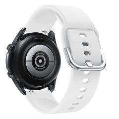 Ремінець Deexe Soft Silicone для  Samsung Galaxy Watch 3 (45mm) - White
