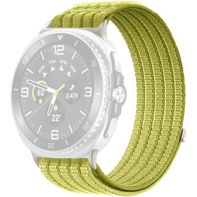 Ремешок Deexe Soft Weave для Samsung Galaxy Watch 8 (40/44mm) / 8 Classic - Light Green