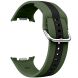 Ремешок Deexe Sport Strap для Samsung Galaxy Watch 8 (40/44mm) / 8 Classic - Army Green / Black. Фото 3 из 6