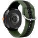 Ремешок Deexe Sport Strap для Samsung Galaxy Watch 8 (40/44mm) / 8 Classic - Army Green / Black. Фото 1 из 6