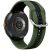 Ремешок Deexe Sport Strap для Samsung Galaxy Watch 8 (40/44mm) / 8 Classic - Army Green / Black