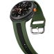 Ремешок Deexe Sport Strap для Samsung Galaxy Watch 8 (40/44mm) / 8 Classic - Army Green / Black. Фото 4 из 6