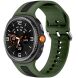 Ремешок Deexe Sport Strap для Samsung Galaxy Watch 8 (40/44mm) / 8 Classic - Army Green / Black. Фото 2 из 6