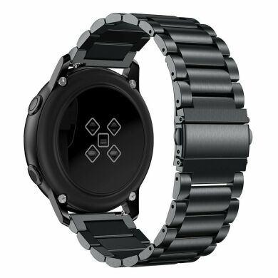 Ремінець Deexe Stainless Steel для Samsung Watch Active - Black