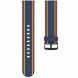 Ремінець Deexe Twill Color Strap для годинників з шириною кріплення 22мм - Dark Blue / Colorful