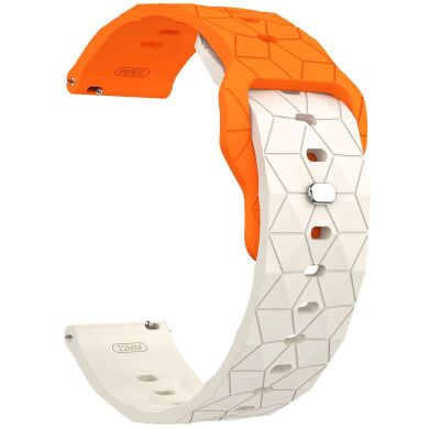 Ремешок Reframe Hexa Grip для часов с шириной крепления 22 мм - Orange / White