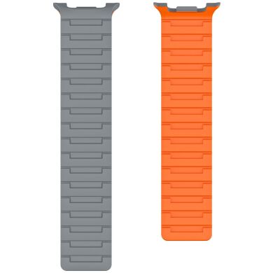 Ремешок Reframe Magnetic Band для Samsung Galaxy Watch 8 (40/44mm) / 8 Classic - Grey / Orange