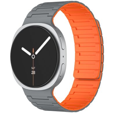 Ремешок Reframe Magnetic Band для Samsung Galaxy Watch 8 (40/44mm) / 8 Classic - Grey / Orange