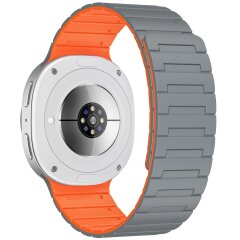 Ремешок Reframe Magnetic Band для Samsung Galaxy Watch 8 (40/44mm) / 8 Classic - Grey / Orange