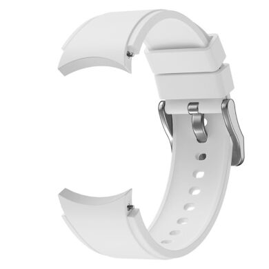 Ремешок UniCase Silicone Band для Samsung Galaxy Watch 4 Classic (46mm) / Watch 4 Classic (42mm) / Watch 4 (40mm) / Watch 4 (44mm) - White