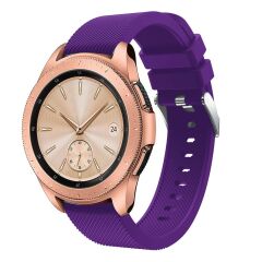 Ремінець UniCase Twill Texture для Samsung Galaxy Watch 42mm / Watch 3 41mm - Purple