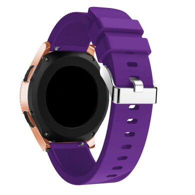 Ремінець UniCase Twill Texture для Samsung Galaxy Watch 42mm / Watch 3 41mm - Purple