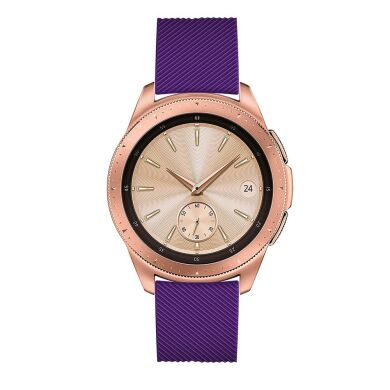 Ремешок UniCase Twill Texture для Samsung Galaxy Watch 42mm / Watch 3 41mm - Purple