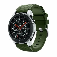 Ремешок UniCase Twill Texture для Samsung Galaxy Watch 46mm / Watch 3 45mm / Gear S3 - Green