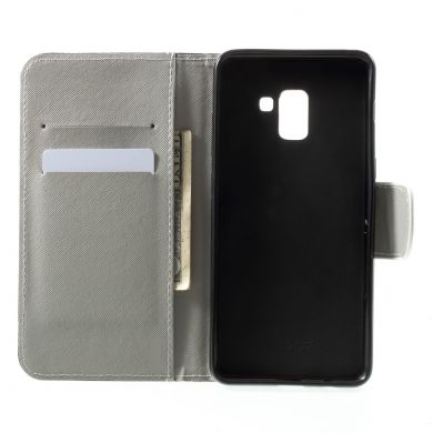 Чехол-книжка Deexe Color Wallet для Samsung Galaxy A8+ 2018 (A730) - Don't Touch My Phone