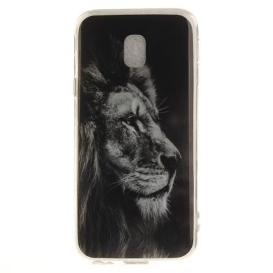Силіконовий (TPU) чохол Deexe Life Style для Samsung Galaxy J3 2017 (J330) - Fierce Lion