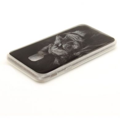 Силіконовий (TPU) чохол Deexe Life Style для Samsung Galaxy J3 2017 (J330) - Fierce Lion