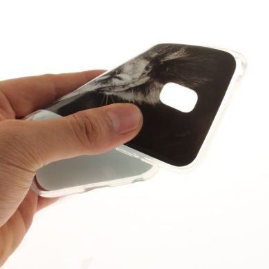 Силіконовий (TPU) чохол Deexe Life Style для Samsung Galaxy J3 2017 (J330) - Fierce Lion