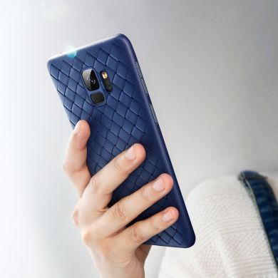 Силіконовий чохол BASEUS Woven Texture для Samsung Galaxy S9 (G960) - Blue