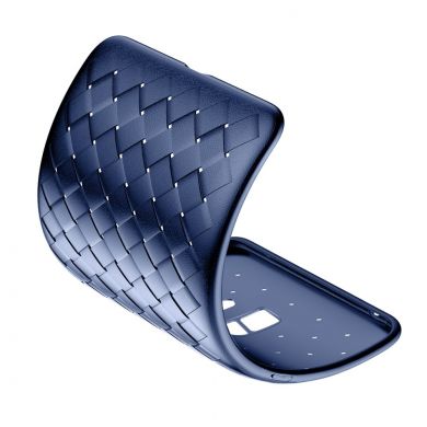 Силиконовый чехол BASEUS Woven Texture для Samsung Galaxy S9 (G960) - Blue