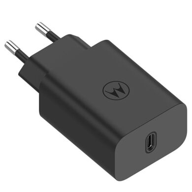 Сетевое зарядное устройство Motorola TurboPower 30W + кабель Type-C to Type-C (SJMC302) - Black