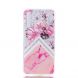 Силіконовий чохол UniCase 3D Diamond Pattern для Samsung Galaxy A7 2018 (A750) - Pink Flower and Marble Pattern