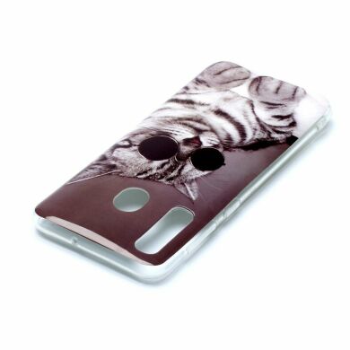 Силіконовий (TPU) чохол Deexe Life Style для Samsung Galaxy A20 (A205) / A30 (A305), Cat Wearing Glasses