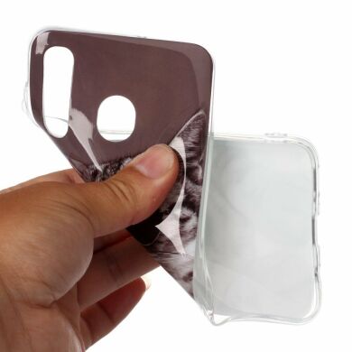 Силіконовий (TPU) чохол Deexe Life Style для Samsung Galaxy A20 (A205) / A30 (A305), Cat Wearing Glasses