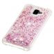 Силіконовий (TPU) чохол Deexe Liquid Glitter для Samsung Galaxy J6+ (J610) - Rose Gold