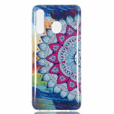 Силіконовий (TPU) чохол Deexe LumiCase для Samsung Galaxy A50 (A505) - Flower Pattern
