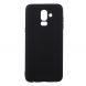 Силиконовый (TPU) чехол Deexe Matte Case для Samsung Galaxy J8 2018 (J810) - Black. Фото 1 из 3