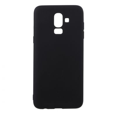Силиконовый (TPU) чехол Deexe Matte Case для Samsung Galaxy J8 2018 (J810) - Black