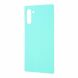 Силиконовый (TPU) чехол Deexe Matte Case для Samsung Galaxy Note 10 (N970) - Baby Blue. Фото 2 из 3