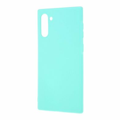 Силиконовый (TPU) чехол Deexe Matte Case для Samsung Galaxy Note 10 (N970) - Baby Blue