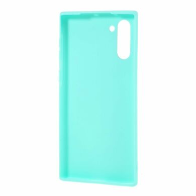 Силиконовый (TPU) чехол Deexe Matte Case для Samsung Galaxy Note 10 (N970) - Baby Blue