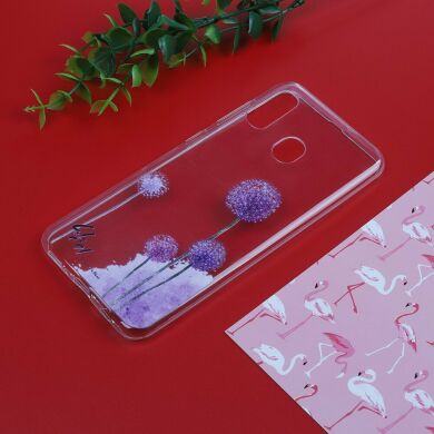 Силиконовый (TPU) чехол Deexe Pretty Glossy для Samsung Galaxy A10s (A107) - Dandelion Printing TPU