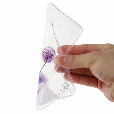 Силиконовый (TPU) чехол Deexe Pretty Glossy для Samsung Galaxy A10s (A107) - Dandelion Printing TPU