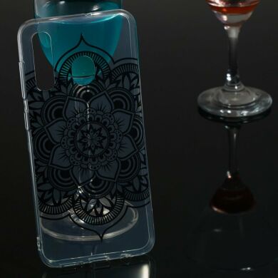 Силіконовий (TPU) чохол Deexe Pretty Glossy для Samsung Galaxy A50 (A505) - Henna Flower