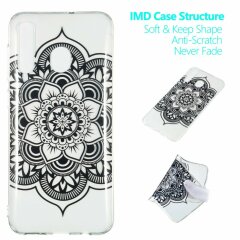 Силіконовий (TPU) чохол Deexe Pretty Glossy для Samsung Galaxy A50 (A505) - Henna Flower