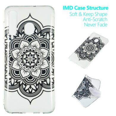 Силіконовий (TPU) чохол Deexe Pretty Glossy для Samsung Galaxy A50 (A505) - Henna Flower