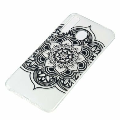 Силіконовий (TPU) чохол Deexe Pretty Glossy для Samsung Galaxy A50 (A505) - Henna Flower