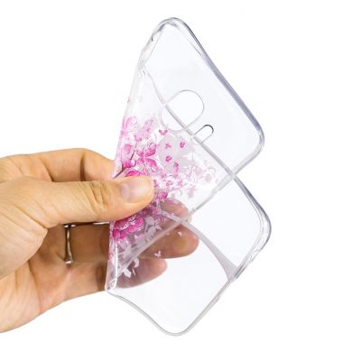 Силиконовый (TPU) чехол Deexe Pretty Glossy для Samsung Galaxy J4 2018 (J400) - Colorful Tree