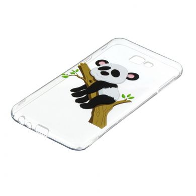 Силиконовый (TPU) чехол Deexe Pretty Things для Samsung Galaxy J4+ (J415) - Panda Climbing Tree