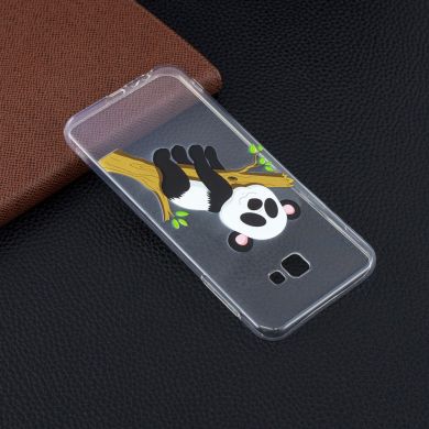 Силіконовий (TPU) чохол Deexe Pretty Things для Samsung Galaxy J4+ (J415) - Panda Climbing Tree