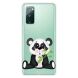 Силиконовый (TPU) чехол Deexe Pretty Things для Samsung Galaxy S20 FE (G780) - Panda Eating Bamboo. Фото 1 из 6