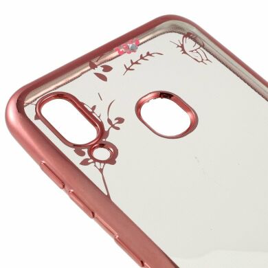 Силіконовий (TPU) чохол Deexe Shiny Cover для Samsung Galaxy A30 (A305) / A20 (A205) - Rose Gold