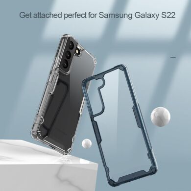 Силиконовый (TPU) чехол NILLKIN Nature TPU Pro для Samsung Galaxy S22 - Transparent